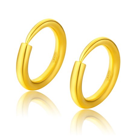 最新款足金耳环，时尚与价值完美融合的魅力之选