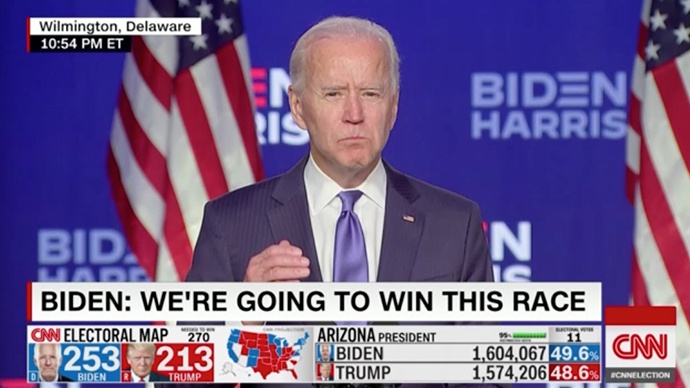 美国大选背景下的拜登与小巷奇遇记