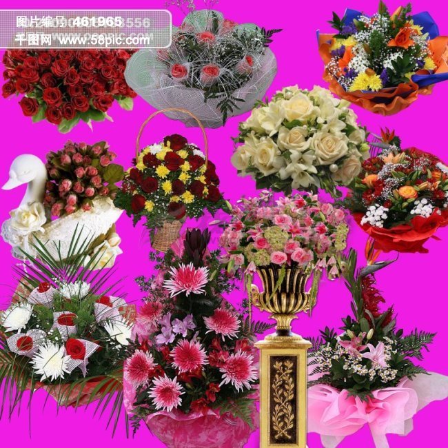 时代繁花与艺术绽放，精选花束图片集 2017年回顾