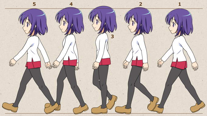 动漫人物走路分解图，科技新品重塑动漫体验体验新篇章