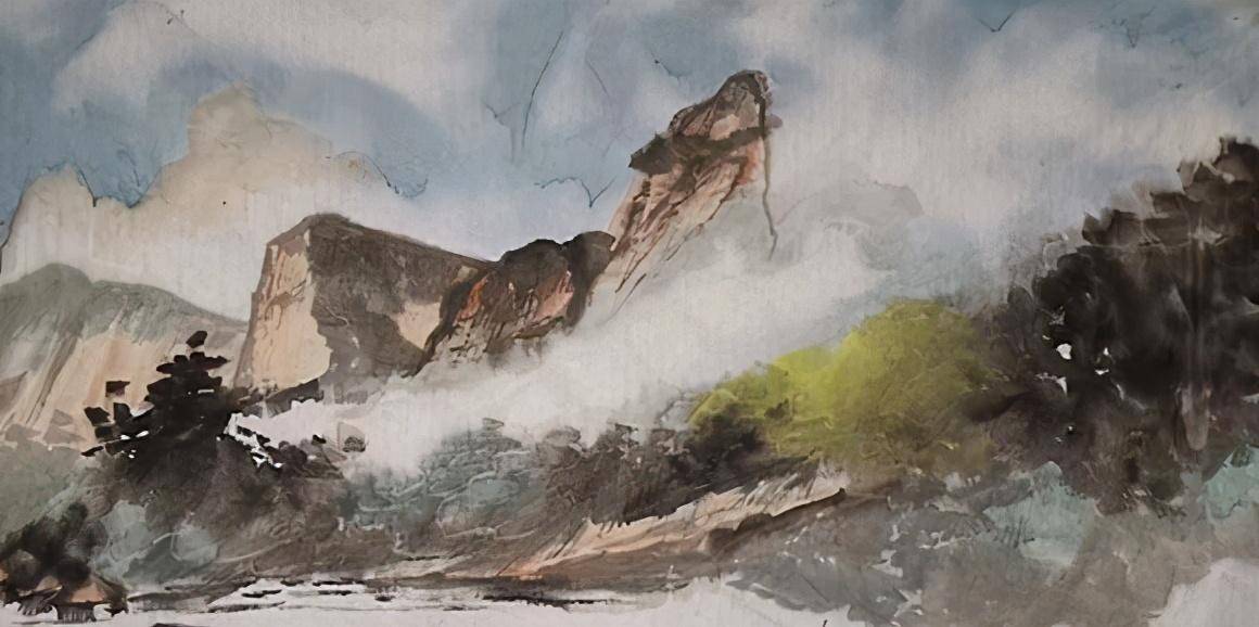 山水浮屠最新作品，自然之美与艺术之韵的探索