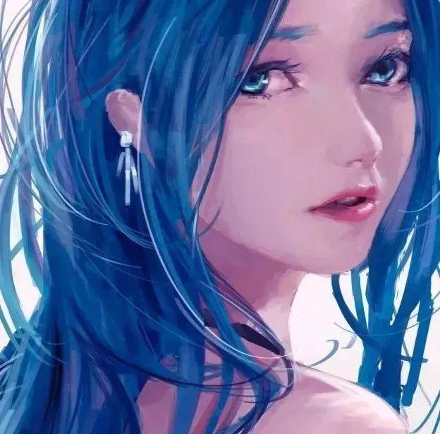 动漫女生蓝色头像，时尚个性之选与独特表达
