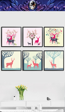 鹿动漫图片，优雅魅力的鹿世界