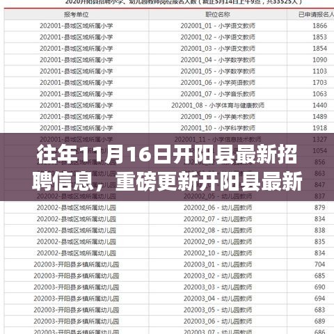 开阳县最新动态概览